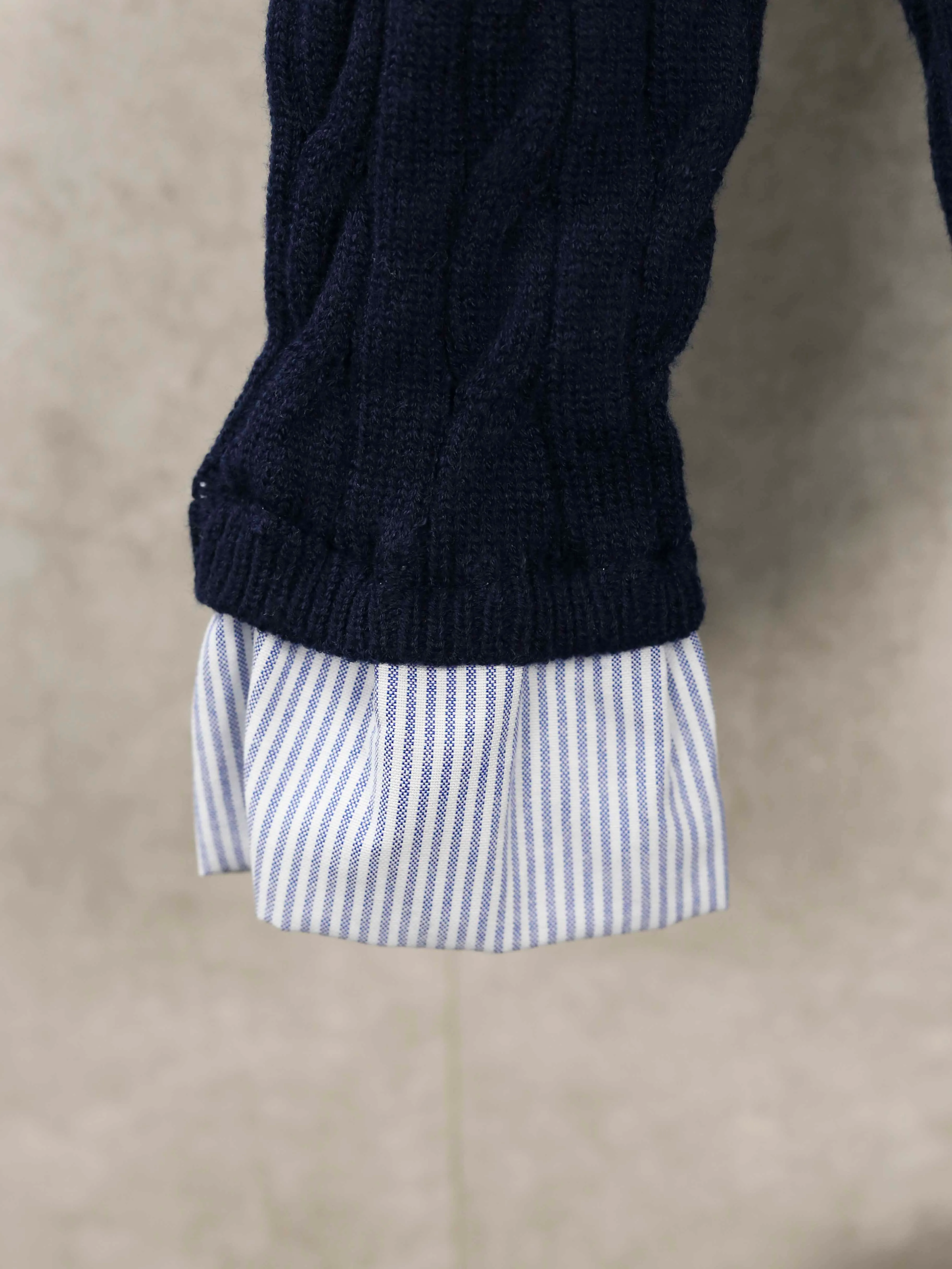 Navy blue detailed real shot # P280